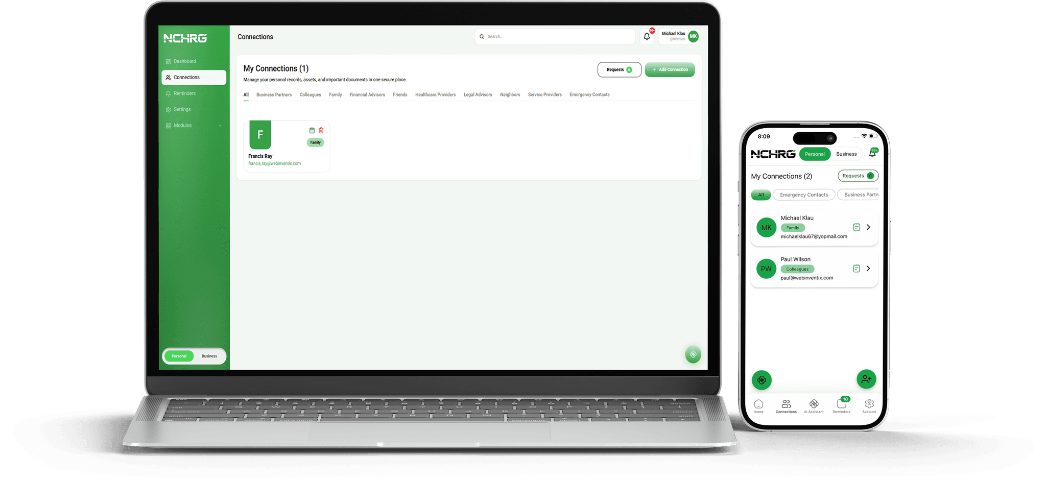 Manage and Connect with Your Contacts